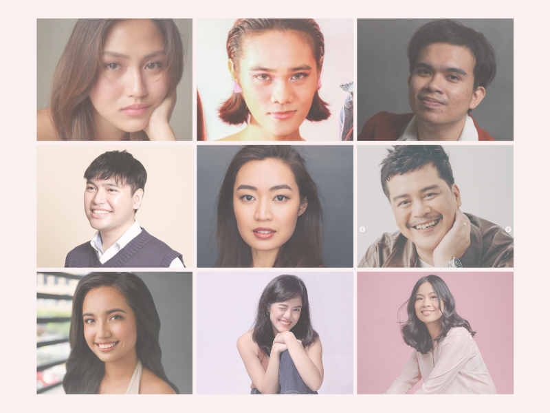 A grid featuring Regina De Vera's past "Artist Biz Starter Kit" participants