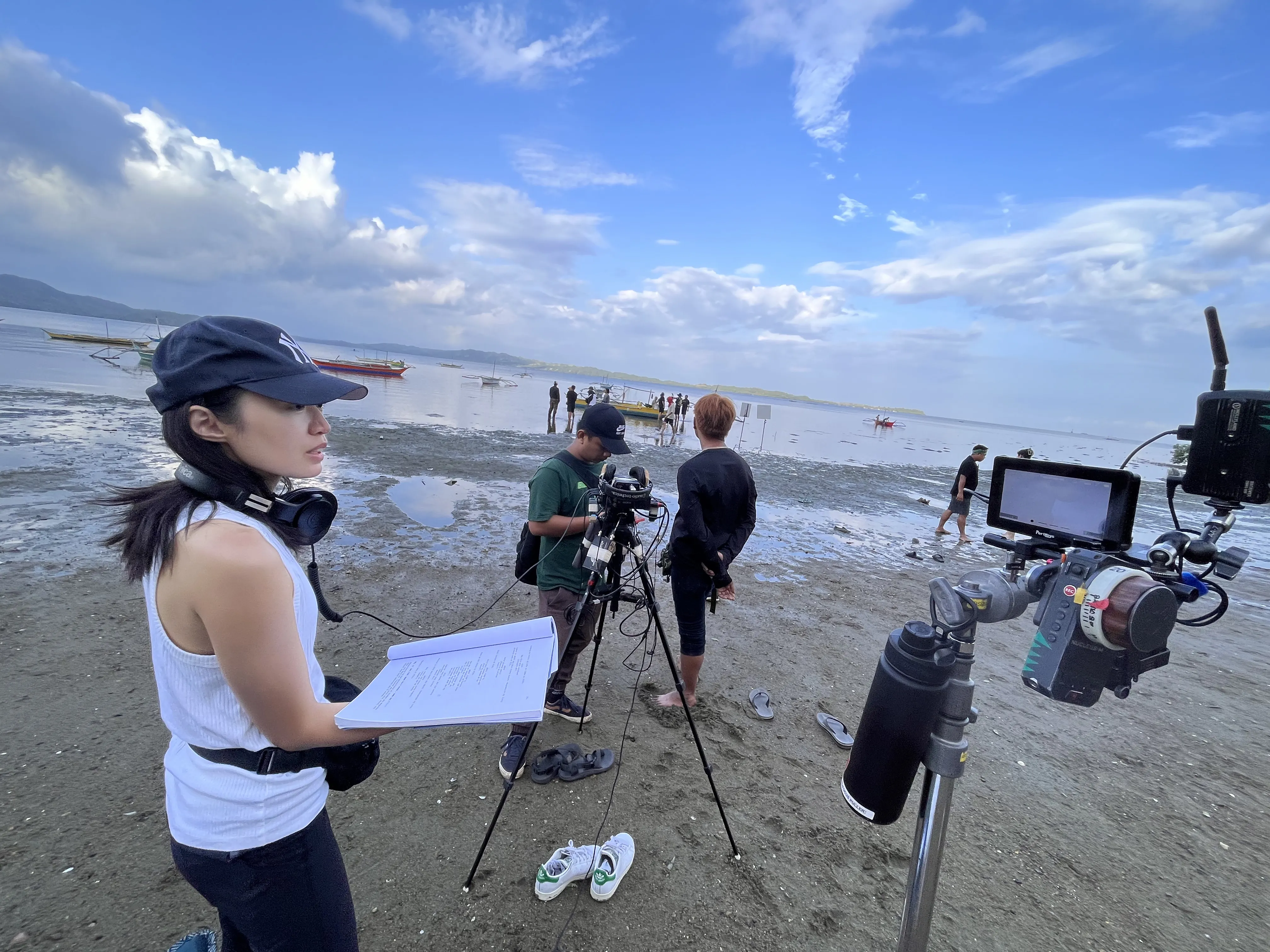 Regina De Vera on set — Huling Palabas, Cinemalaya 2023