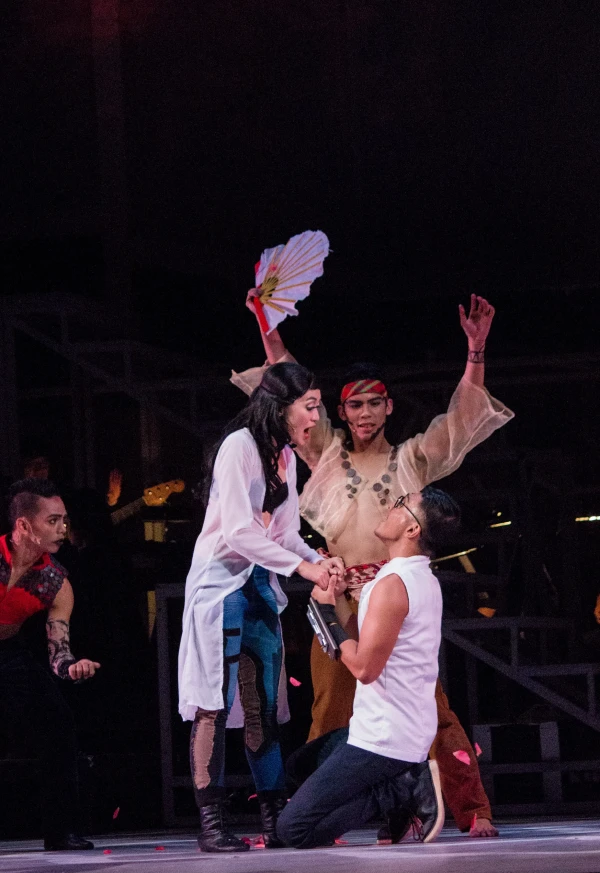 Regina De Vera as Lam-Ang Panganiban in "Manhid" — Ballet Philippines, CCP, 2015