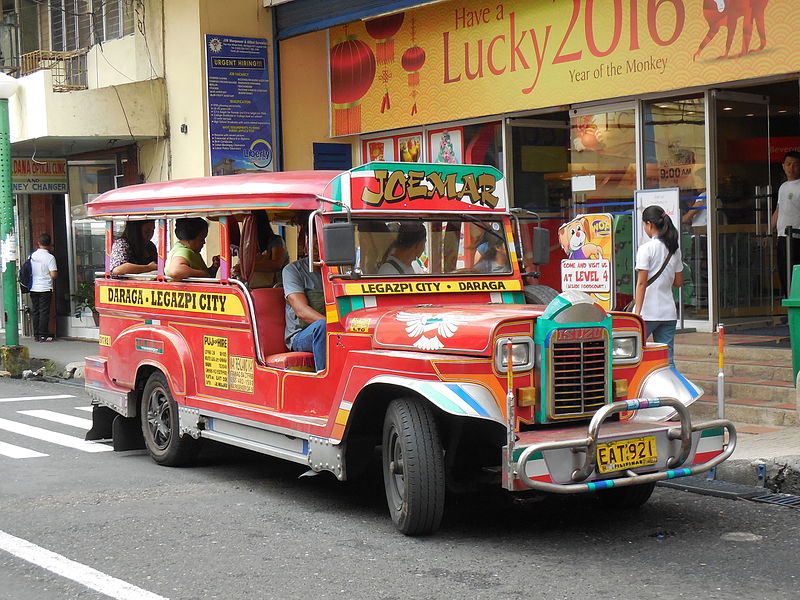 The Philippine Jeepney or 'jeep.' Photo from Lawrence Ruiz of Wikipedia.com.